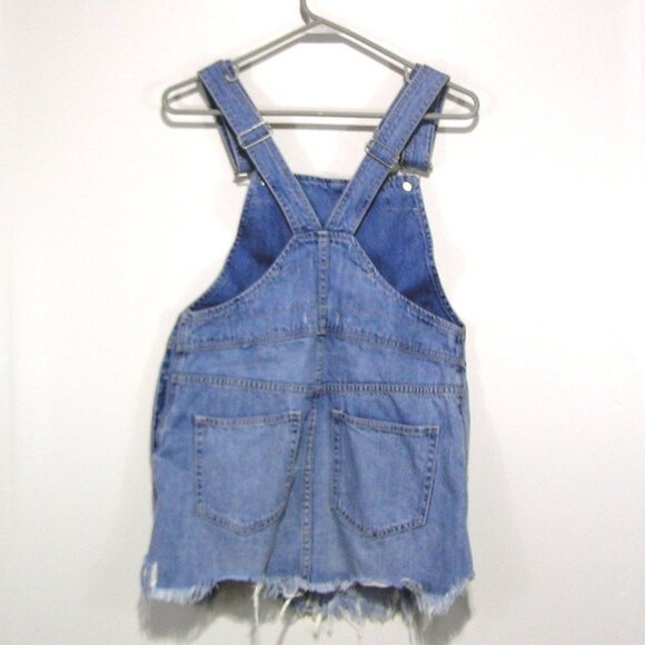 Free People Blue Denim Mini Dress - Picture 10 of 12